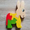 Puzzle ÂNE en bois 4 pièces