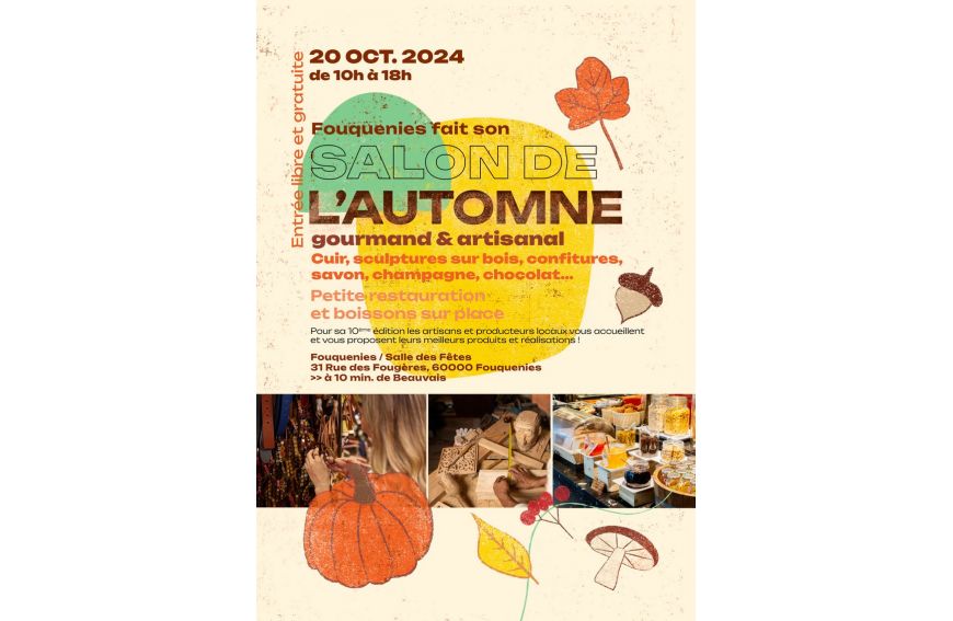 20 octobre 2024 Marché artisanal et gourmand à Fouquenies 60