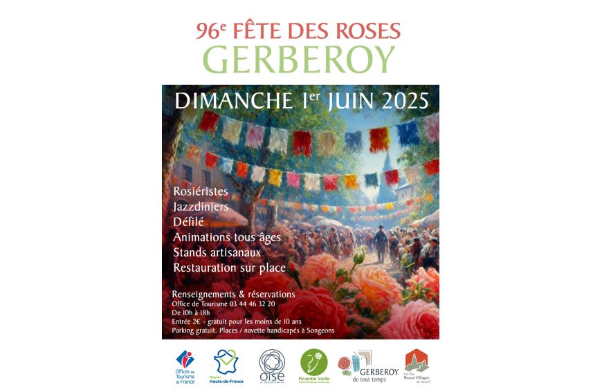 Fête des roses à Gerberoy (oise), le 1er juin 2025