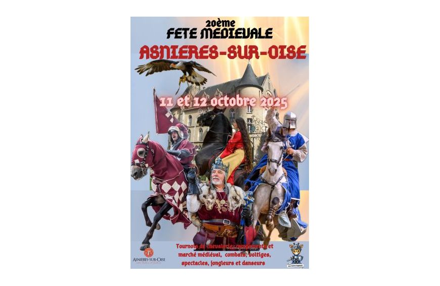 Fête médiévale d'ASNIERES SUR OISE les 11 et 12 octobre 2025