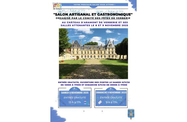 8 et 9 novembre, Marché artisanal et gastronomique au chateau d'Aramont de verberie