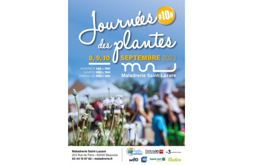 Du 8 au 10 septembre 2023, Journée des plantes à la Maladrerie St Lazare, à BEAUVAIS 60